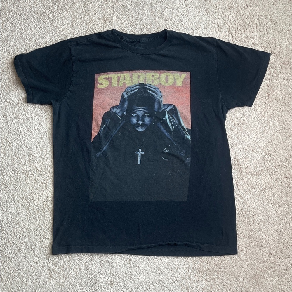 Starboy Graphic Tee in Black